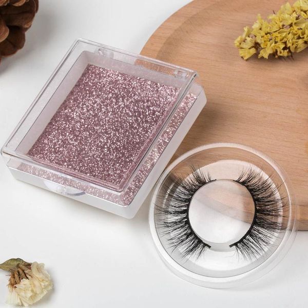 

pair 3d faux mink lashes fake eyelashes handmade dramatic volume false extension eye lash full strip lashes1