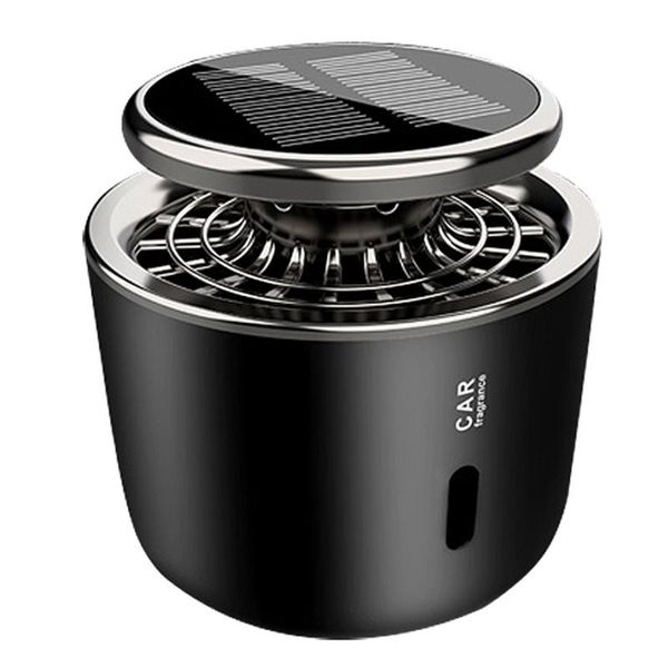 

car solar air purifier auto aroma diffuser freshener perfume for cars interior decoration