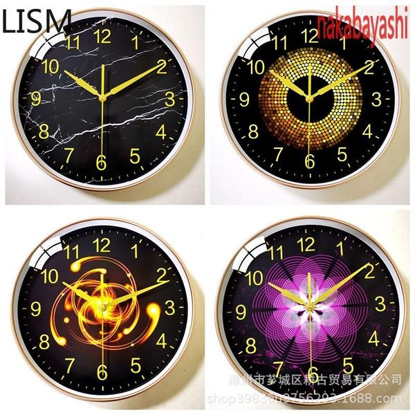 

nordic design round wall clock quartz silent clocks home decor industrial decoration office horloge mural