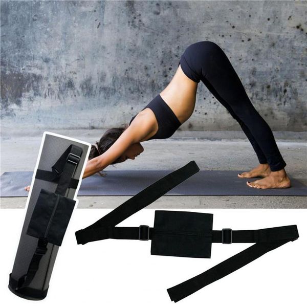 

resistance bands yoga mat bandage portable strap diagonally across storage rope bag belt for gym