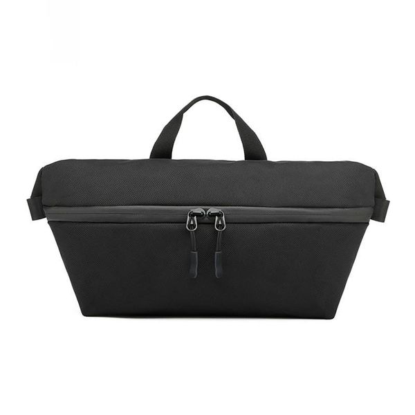 

casual solid nylon waterproof chest bag men's fashion shoulder outdoor men crossbody sports and leisure waist pack bags