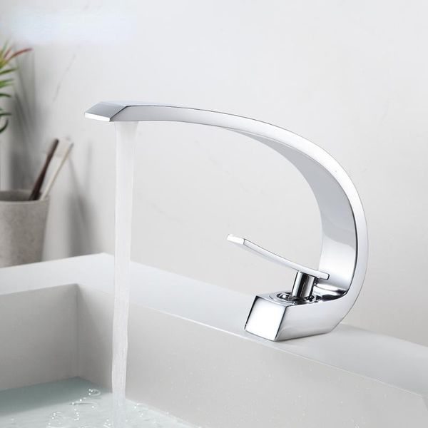 

bathroom sink faucets brass water basin faucet mixer tap chrome deck mounted cold