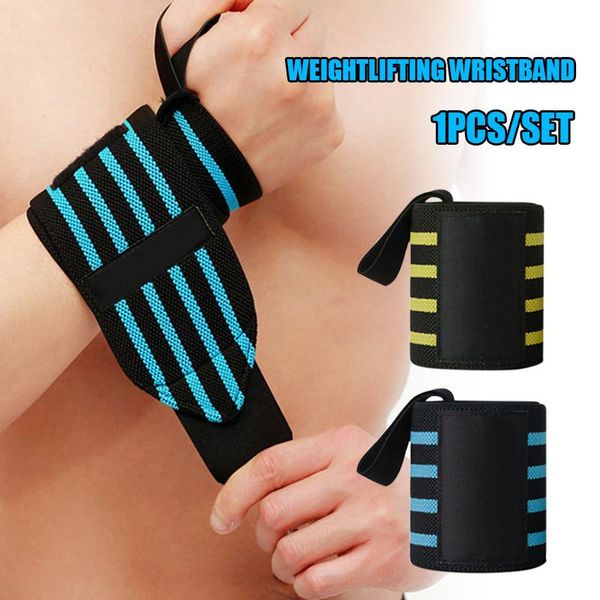 

wrist band strap adjustable brace wrap bandage support for fitness weightlifting whshopping, Black;red
