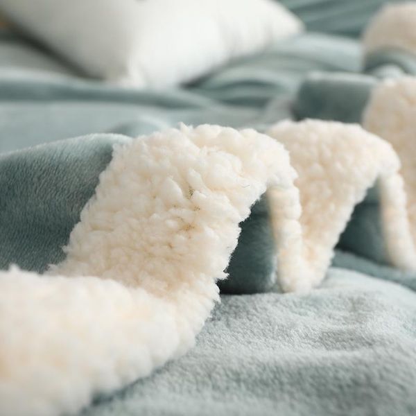 

blankets cloud blanket nordic flannel coral thickened autumn and winter leisure