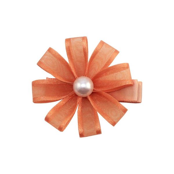 

hair accessories cute little flower boutique hairpin various colors bows for girls with clips kids, Slivery;white