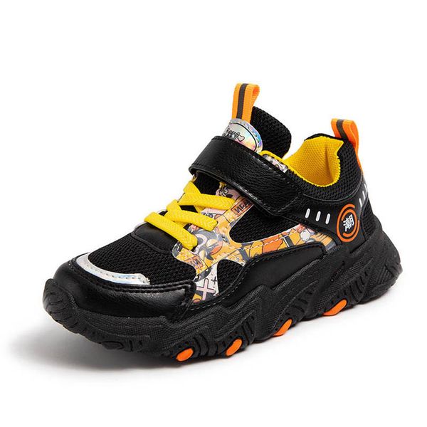 

athletic kids shoes children canvas boys sneakers footwear d2146, Black