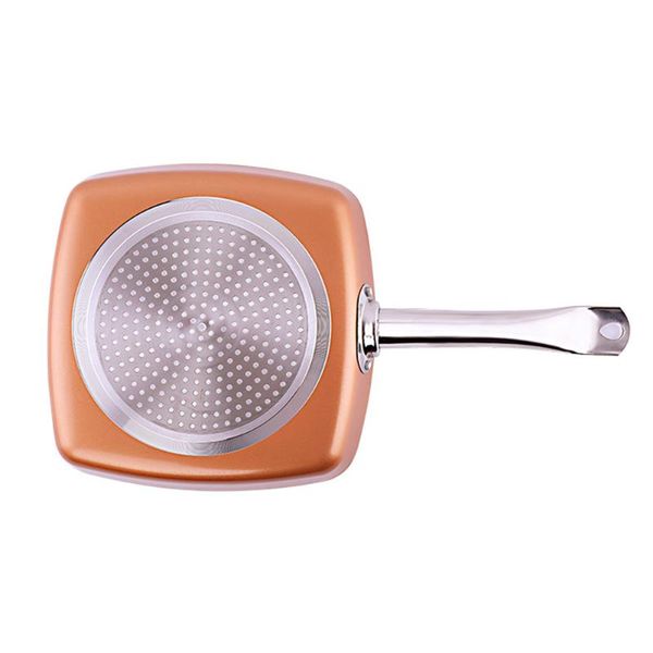 

square frying pan non stick kitchen cookware safe healthy portable for saute grill fry bake and broil essential hfing pans