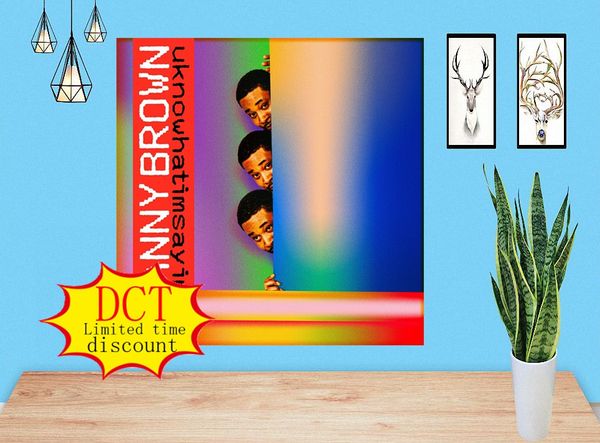 

danny brown uknowhatimsayinÂ¿ album poster music cover silk art print