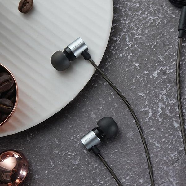 

tanchjim tanya 7mm dynamic earphone 3.5mm line plug hifi earbuds with microphone