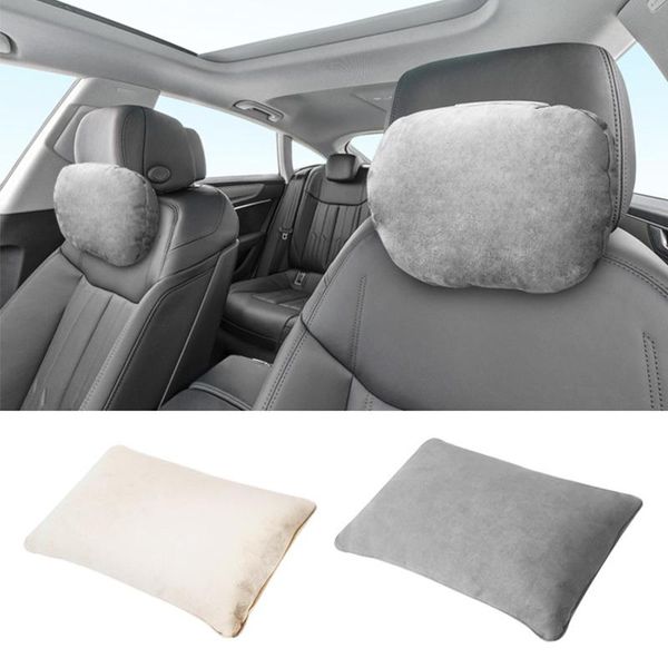 

seat cushions universal car headrest pillow lumbar pillows head rest boutique deer down silk floss accessories