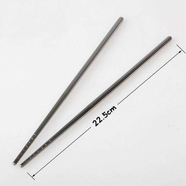 

chopsticks 1 pair stainless steel non-slip reusable chopstick home kitchen sticks yg