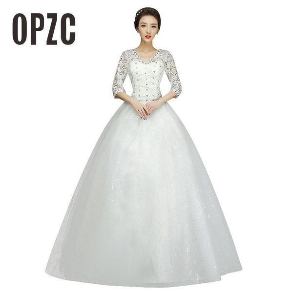 

other wedding dresses autumn white 2021 arrived half lace sleeve plus size dress princess bride gowns fashion vestido de noiva
