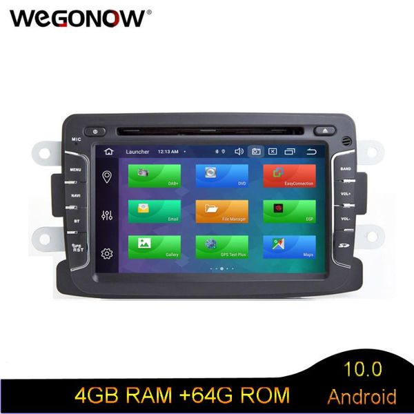 

player dsp hd android 10 octa core 4gb 64gb gps navigator radio for dacia duster logan sandero car dvd central cassette