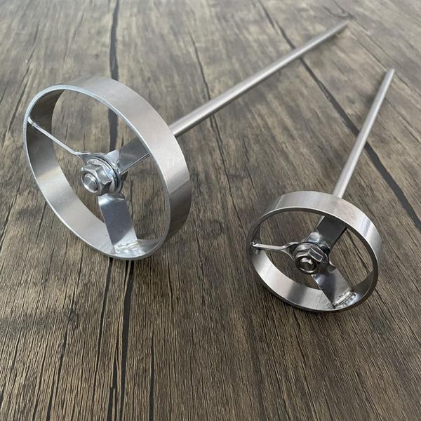 

lab supplies 1set stainless steel turbine type blade plate paddle, machine impeller stirring paddle with rod