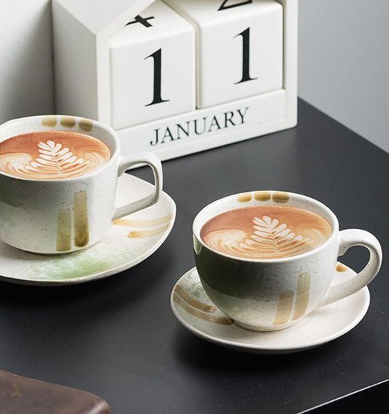 

retro luxury ceramic mugs fashion print breakfast japanese couples coffee kawaii creativity tazas mug bc50mkb