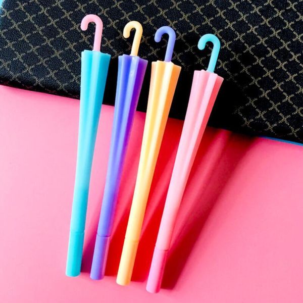 

gel pens 48 pcs/lot umbrella pen cute 0.5 mm black ink signature school writing supplies promotional gift
