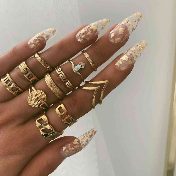 

chinese style products a1740 creative personalized v-shaped diamond set 1 of joint combination ring