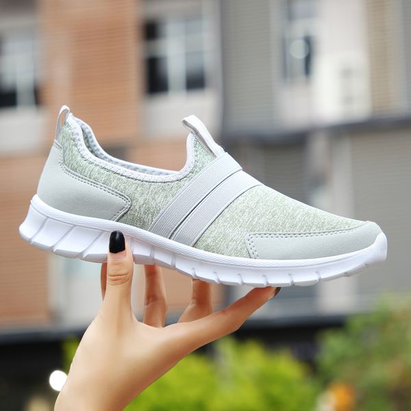 

womens mens trainers sport running shoes gray black blue red white sunmmer thick-soled flat runners sneakers code: 12-7696, White;red