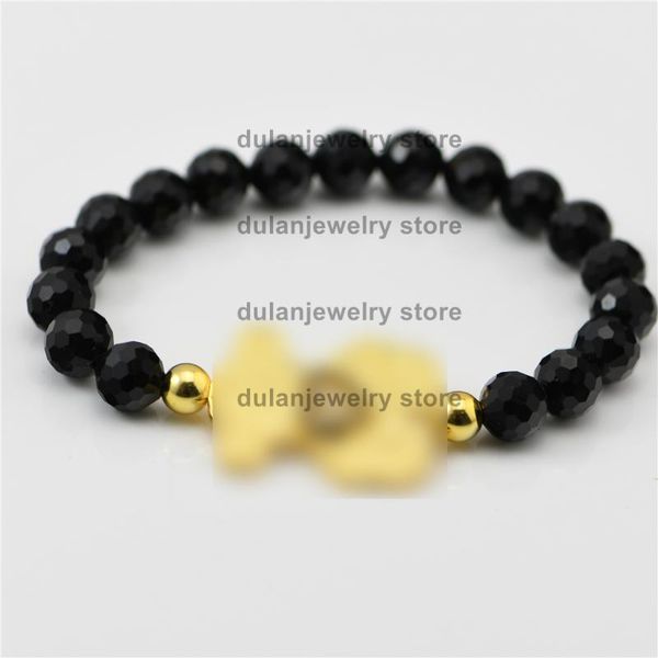 

beaded, strands trend fashion 925 sterling silver/bracelet/agate & cutting love/premium quality european spanish styles birthday present/gif, Black