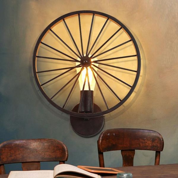 

wall lamp loft glass ball bedside aisle lights for home