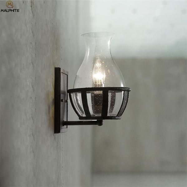 

wall lamp nordic retro iron candle light cafe bar restaurant corridor balcony decor lighting sconce luminaires