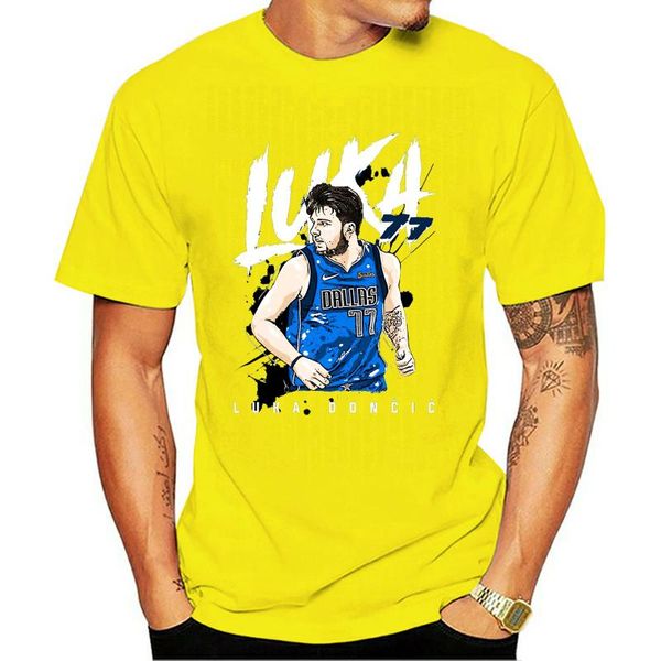 

luka doncic t-shirt summer mens t shirt men's t-shirts, White;black