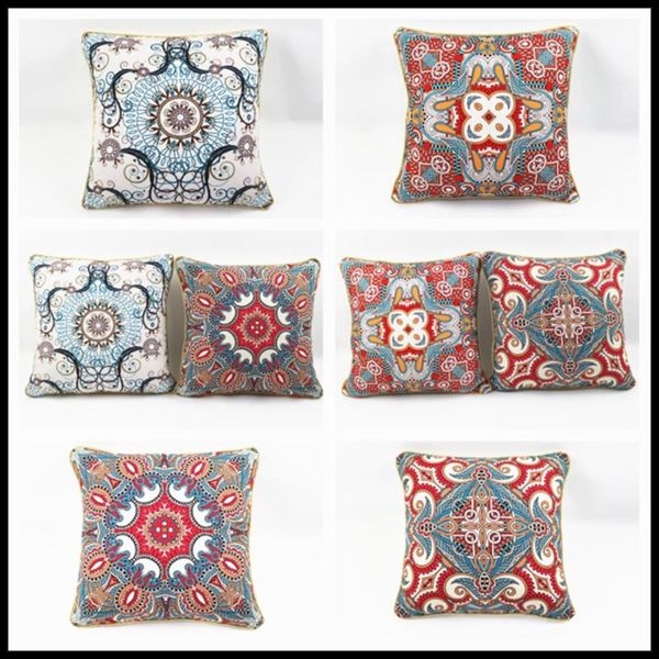

custom 40/45/50/55/60cm polyester canvas digital printing with binding cushion cover ht-pcpc-a-01-04 cushion/decorative pillow