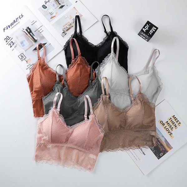 

fitness bra lace underwear women sport yoga sportswear running high elastic solid sports female gym crop outfit