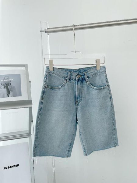 

women fashionable loose denim cycling pants 0428 women's jeans, Blue