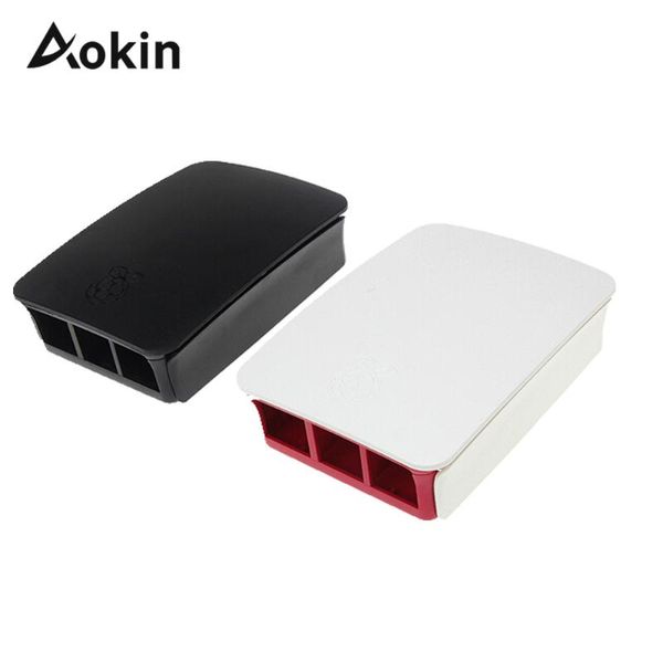 

integrated circuits aokin case for raspberry pi black white red protective shell cover couqe 3 b/3/2/ b+ capa fundas