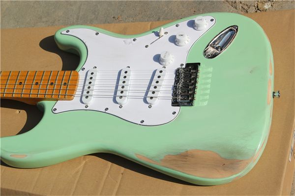 

2021 relic- electric guitar, s-s-s,alder body with maple neck,custom st guitars