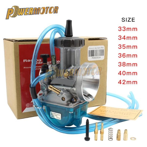 

motorcycle fuel system universal pwk carburetor 33 34 35 36 38 40 42mm racing parts 2t 4t engine dirt bike scooter atv quad utv power