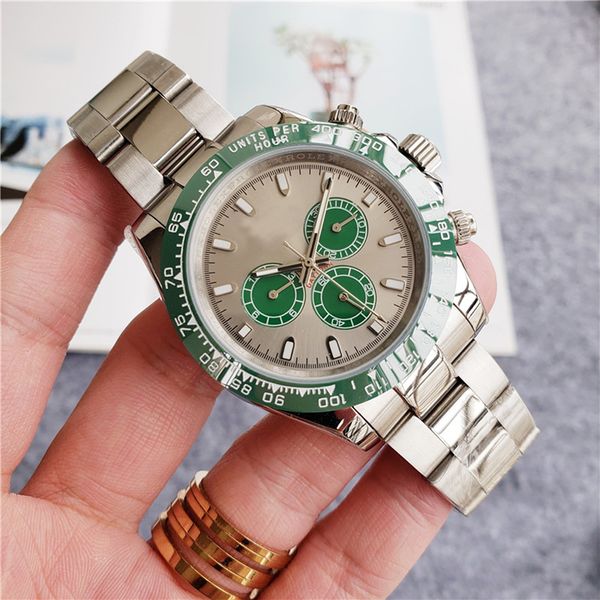 

2021 news mens automatic self watches wind mechanical stainless steel ceramic bezel coffe ice blue sapphire crystal luxury 40mm classic watc, Slivery;brown