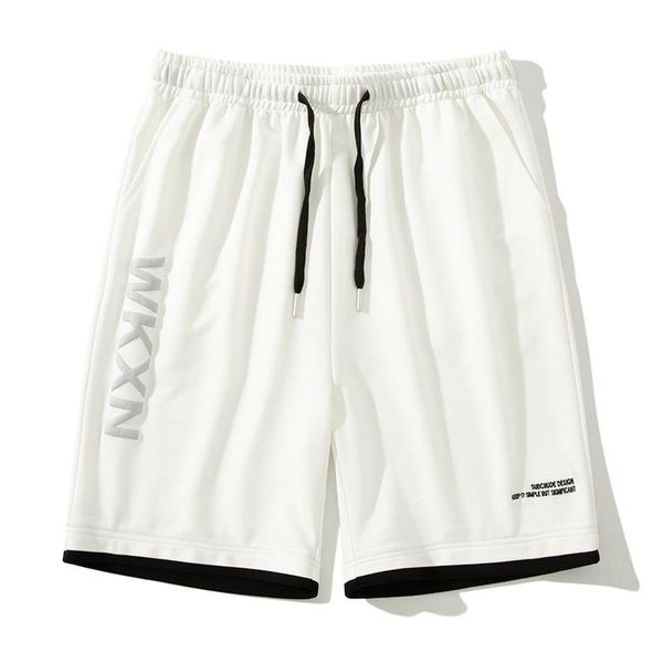 

men's shorts sports summer casual street wear fashion pants basketball beach pocket, White;black