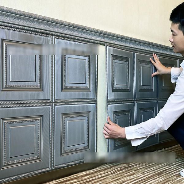 

wall stickers 3d three-dimensional self-adhesive waterproof soft anti-collision living room background decor