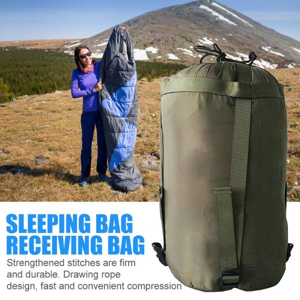 

outdoor camping hiking ultralight drawstring storage bag sufficient enduring toughness hammock compression bags
