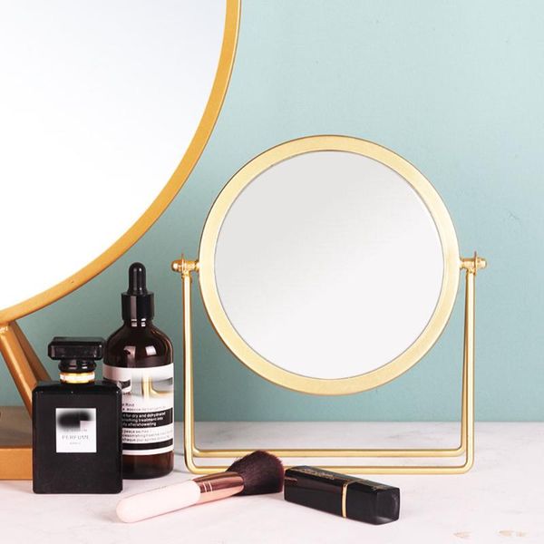 

mirrors makeup mirror wrought iron deskmodern home dressing table gold black