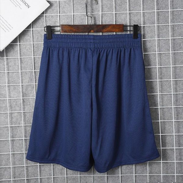 

running shorts summer sports short men five pants loose solid color thin-section packet with string to tie, Black;blue
