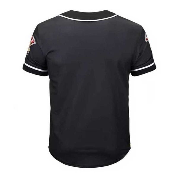 

baseball jersey men stripe short sleeve street shirts black white sport shirt ad900, Blue;black