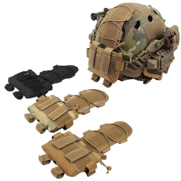 

cycling helmets tactical helmet battery pouch 2 pack fast weight bag hunting outdoor sports accessories