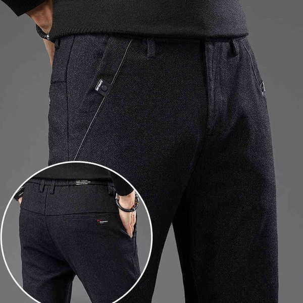 

men's jeans autumn and winter korean version slim fit fashion frosted black casual leggings men's pants, Blue