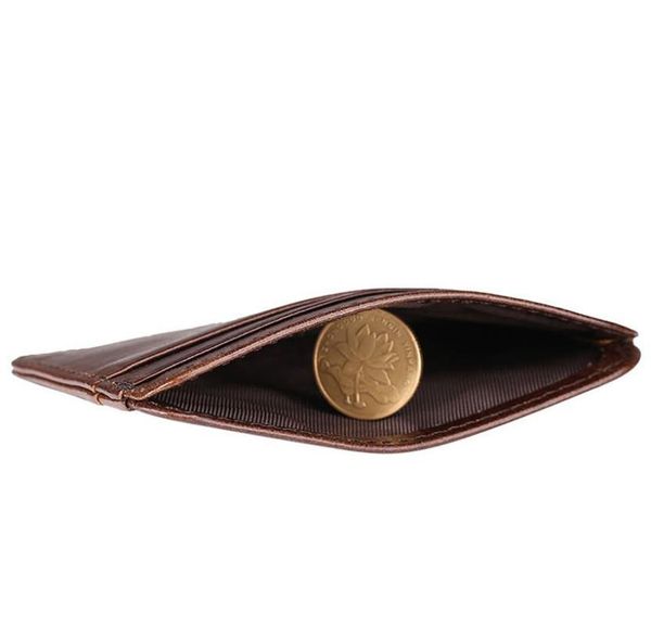 

card holders wholesale brand holder super soft cow leather business organizer case mini coin pocket vintage, Brown;gray