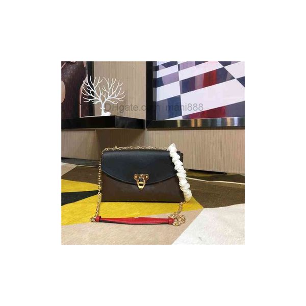 

m43715 leather women bag messenger case purse with serial number