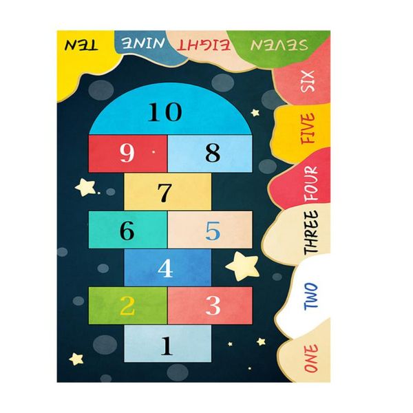 

carpets creative hopscotch floor mat rug interesting carpet