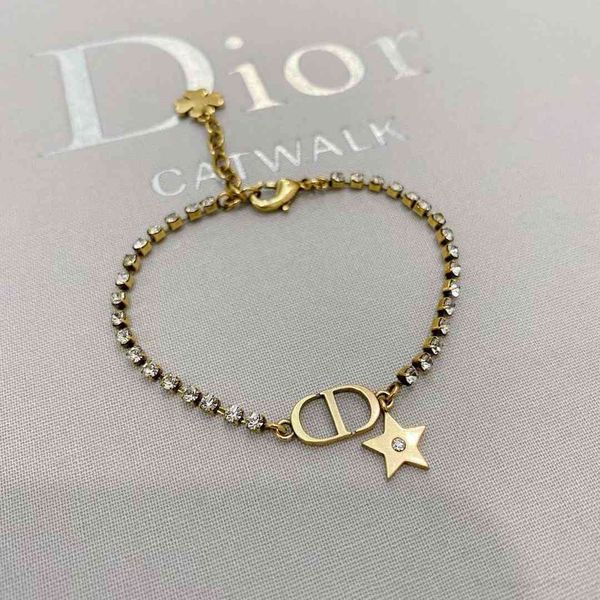 

dio/christianluxury metal bracelets adjustable brand fashion ladies bracelet high-end for women, Red;brown