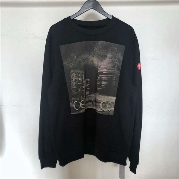 

2020fw sweatshirts crewneck men women fashion boarding cavempt ce hoodies, Black