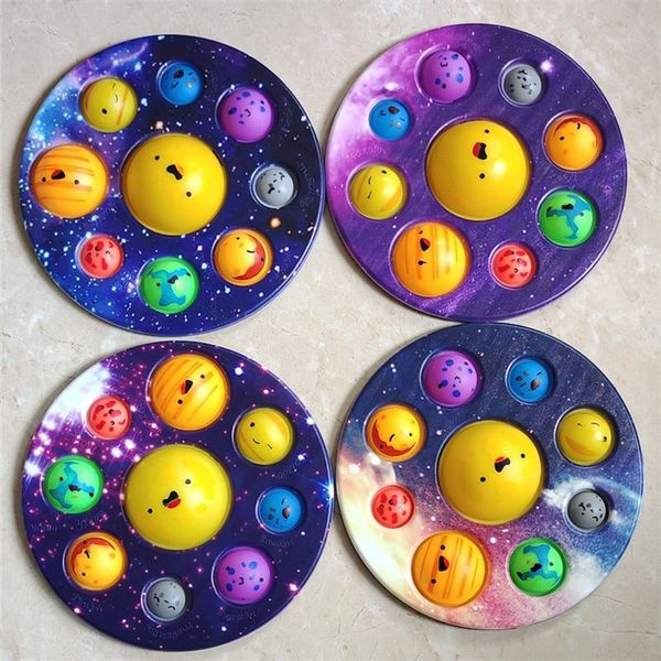 

planet fingers press bubbles music decompression fidget toy its pops push bubble pinch musics eight planets childrens educational popper toy