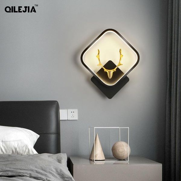 

modern led wall lamps bedside bedroom mounted sconce light indoor lights designer home deco luminaria ac 90-260v lamp