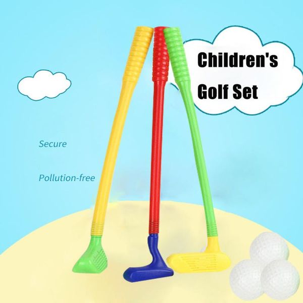 

professional children kids outdoor sports games toys multicolor plastic mini golf club set indoor #g3 complete of clubs