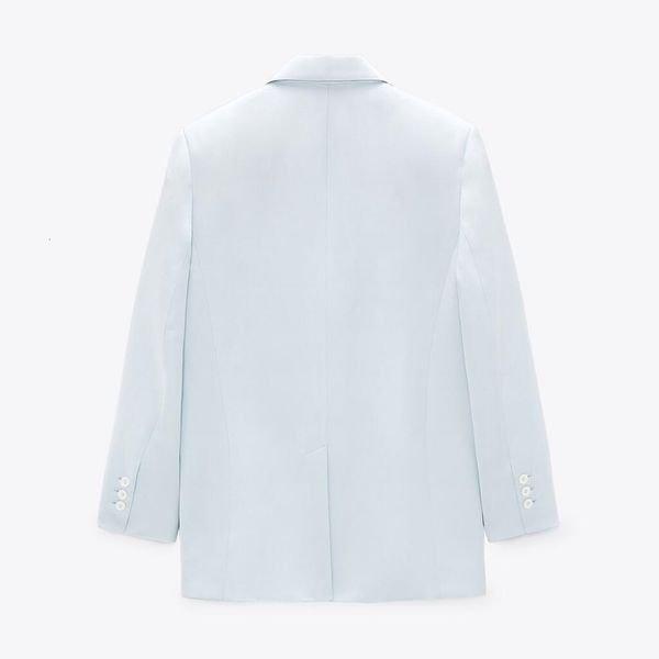 

women's suits & blazers 2021 fashion without seam adjustment solid color long sleeve casual buckle suit woman's jacket, White;black